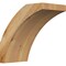 Ekena Millwork 6"W x 10"D x 10"H Thorton Rough Sawn Knee Brace, Western Red Cedar BRC06X10X10THR00RWR - alternate 1